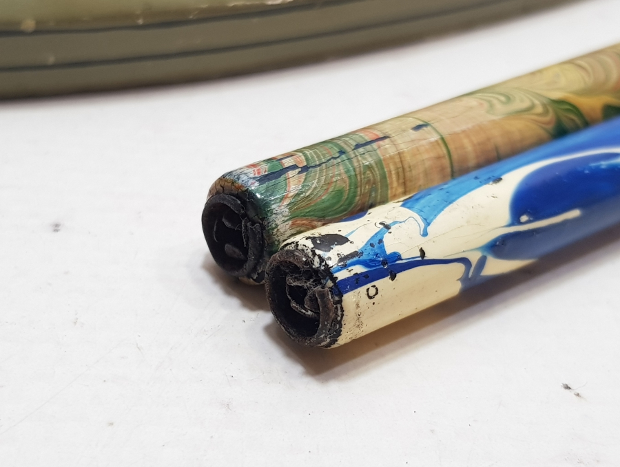 OSMANLI DÖNEMİ EL BOYAMA ÇOK NADİR PAPİER MACHE HOKKA