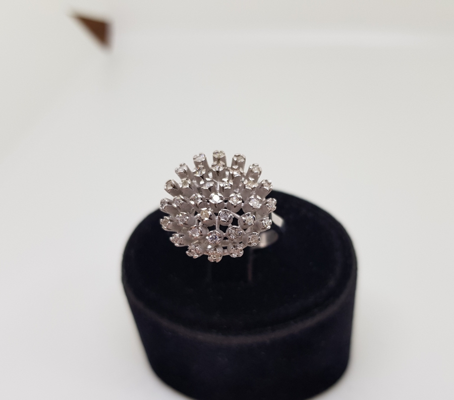 DİKENLİ MODEL PIRLANTA TAŞLI YÜZÜK