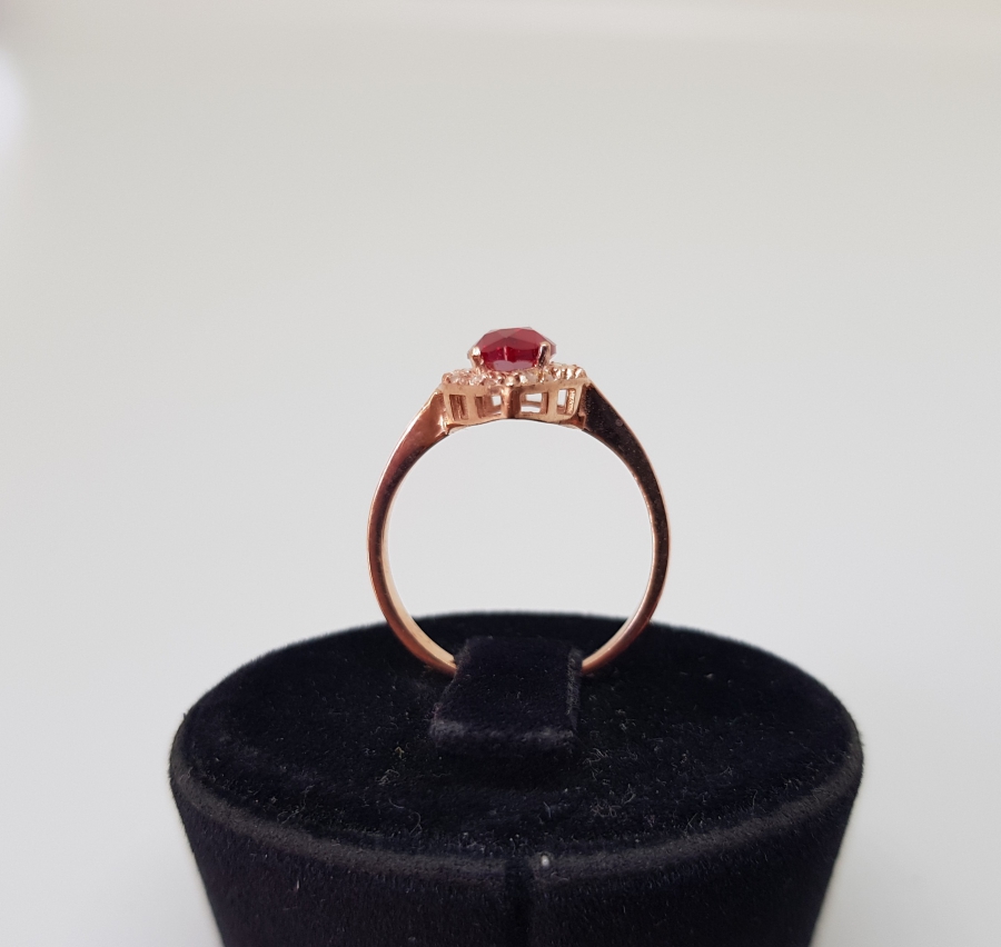 AVRUPA DAMLA MEKİK MODELİ PIRLANTA TAŞLI YÜZÜK