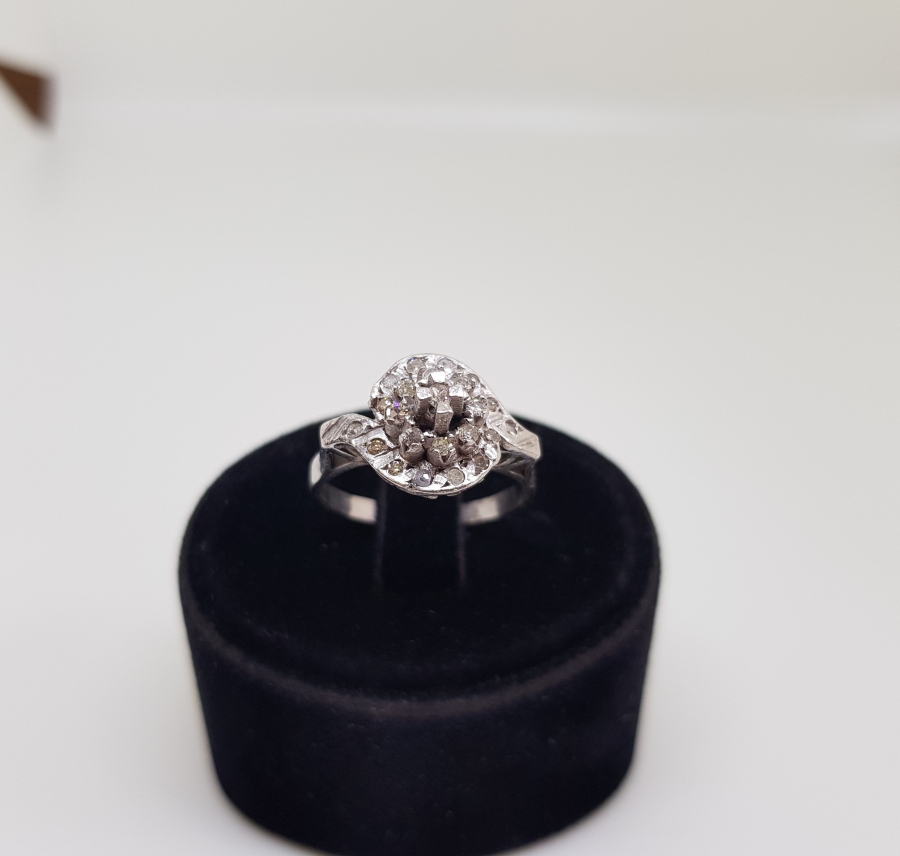 PIRLANTA TAŞLI SALYANGOZ MODEL YÜZÜK