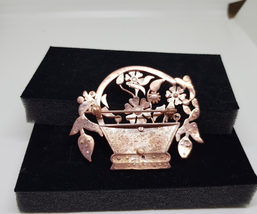 RENK CÜMBÜŞÜ MODELİ MİNELİ BROŞ