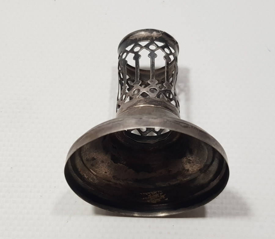 ANTİKA GÜMÜŞ KAPLAMA MUMLUK