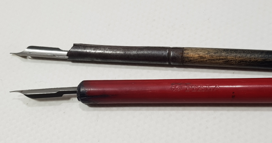 OSMANLI DÖNEMİ İKİ ADET DİVİT - HATTAT KALEMİ