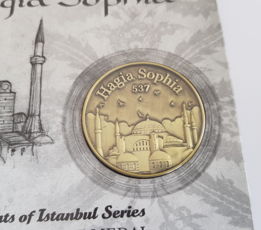 AYASOFYA CAMİİ HATIRA MADALYON