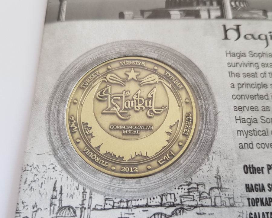 AYASOFYA CAMİİ HATIRA MADALYON