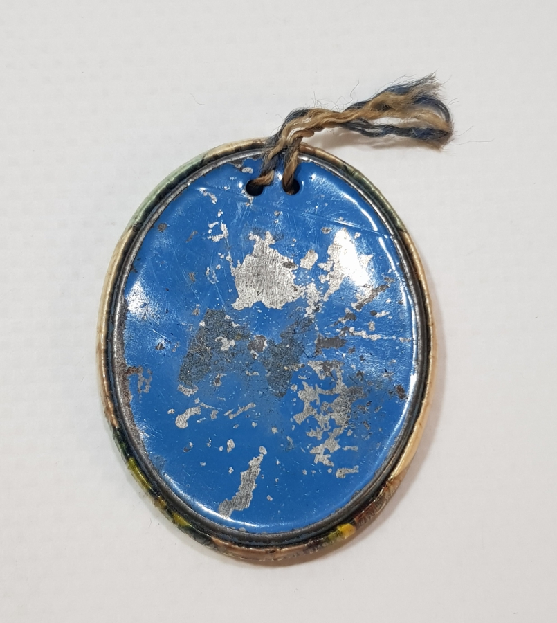 OSMANLI DÖNEMİ RUM İŞİ AZİZ VE ÇOCUK MELEK TEMALI İKONA