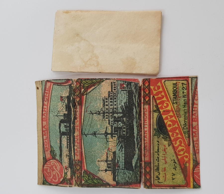 OSMANLI DÖNEMİ ÇOK NADİR DOLMABAHÇE SİGARA KAĞIDI