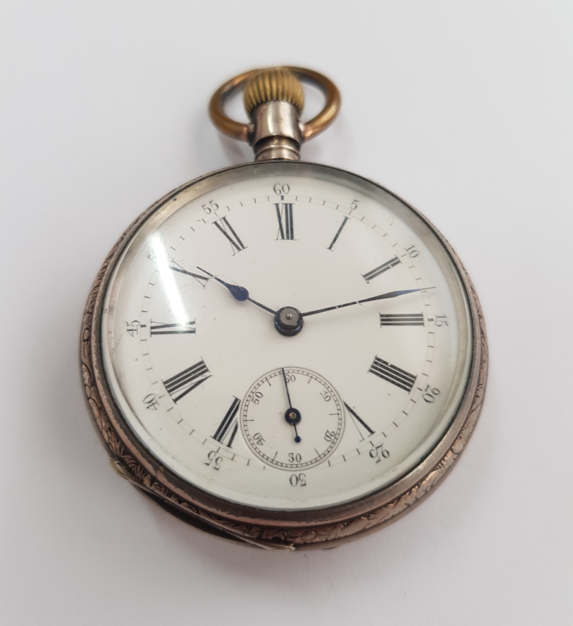 ANTİKA GÜMÜŞ CEP SAATİ