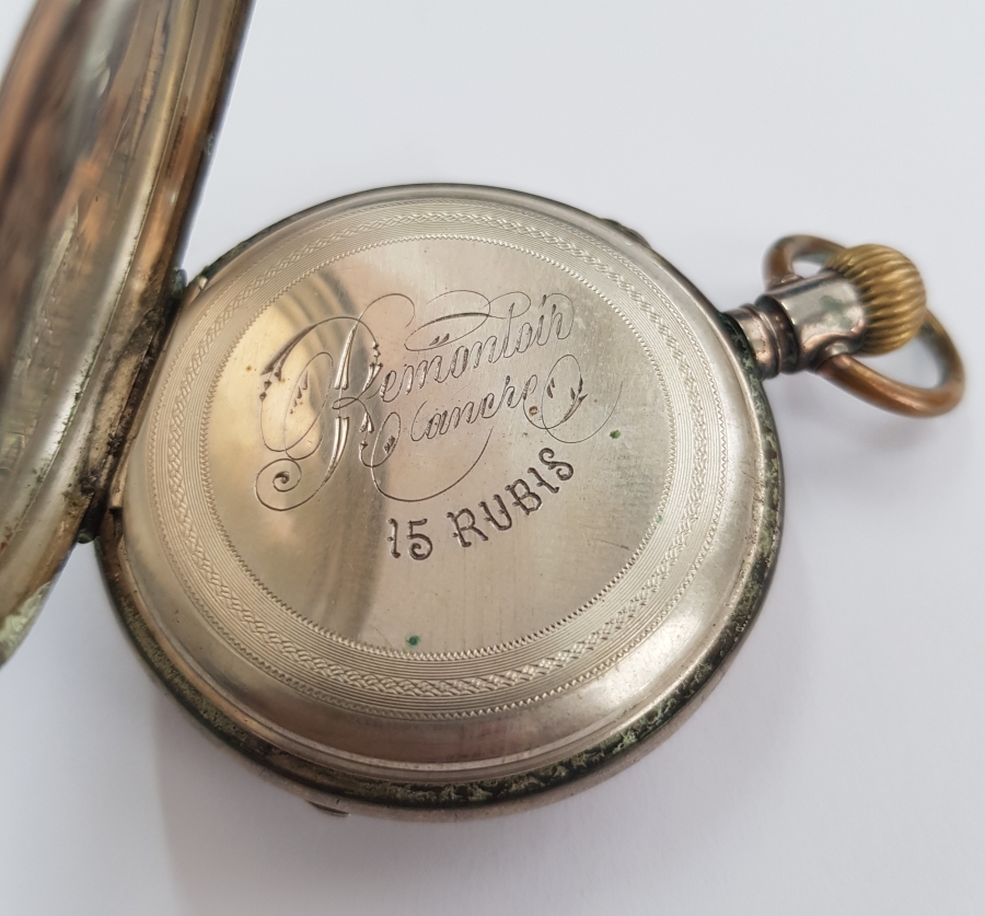 ANTİKA GÜMÜŞ CEP SAATİ