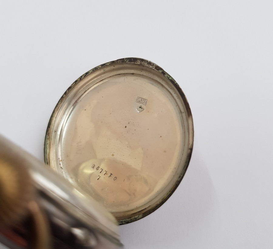 ANTİKA GÜMÜŞ CEP SAATİ