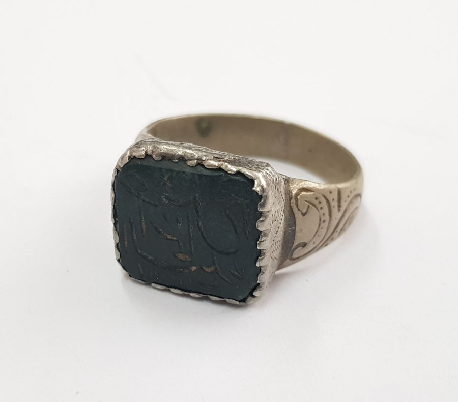 OSMANLI DÖNEMİ TEKKE İŞİ DERVİŞ MÜHÜR YÜZÜĞÜ