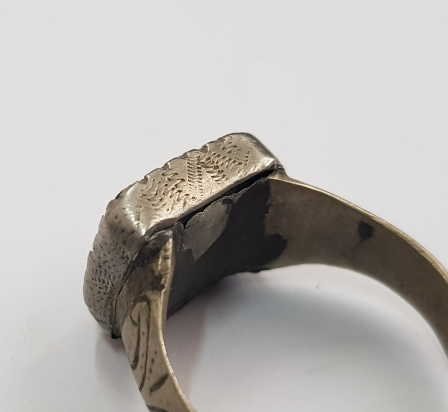 OSMANLI DÖNEMİ TEKKE İŞİ DERVİŞ MÜHÜR YÜZÜĞÜ