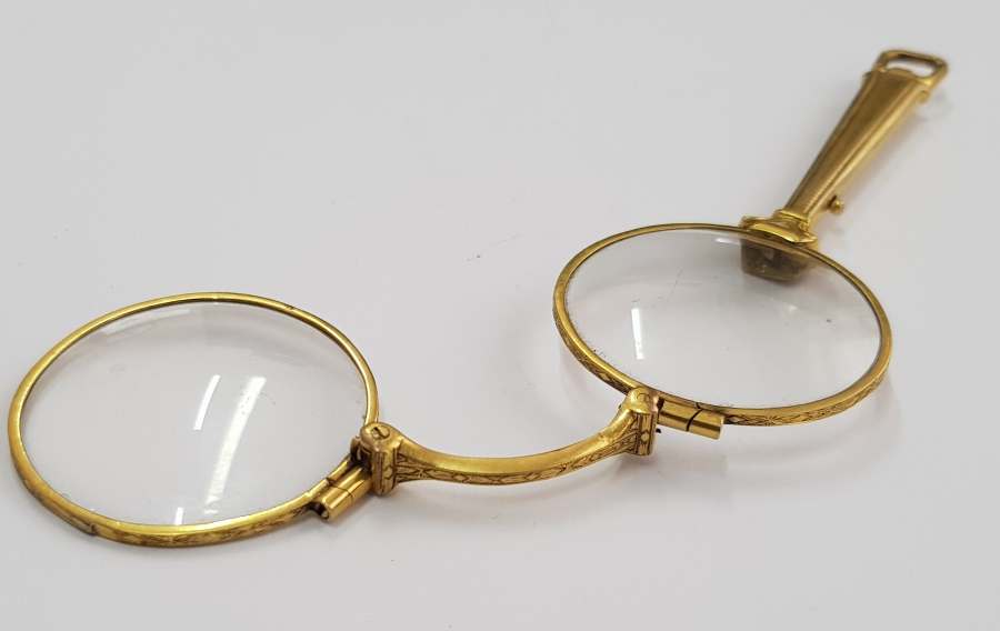 OSMANLI DÖNEMİ ALTIN KAPLAMA OKUMA GÖZLÜĞÜ - OPERA GÖZLÜĞÜ