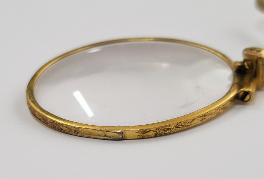 OSMANLI DÖNEMİ ALTIN KAPLAMA OKUMA GÖZLÜĞÜ - OPERA GÖZLÜĞÜ