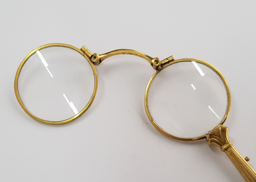 OSMANLI DÖNEMİ ALTIN KAPLAMA OKUMA GÖZLÜĞÜ - OPERA GÖZLÜĞÜ