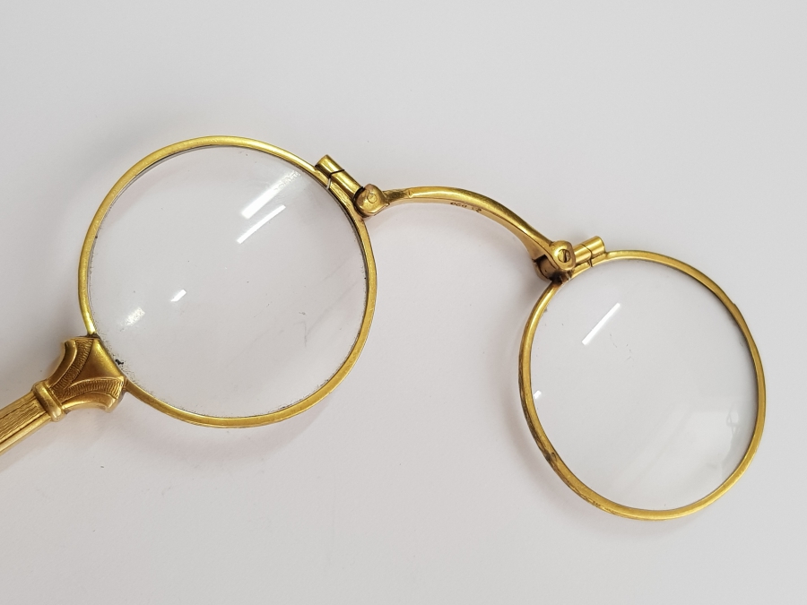 OSMANLI DÖNEMİ ALTIN KAPLAMA OKUMA GÖZLÜĞÜ - OPERA GÖZLÜĞÜ