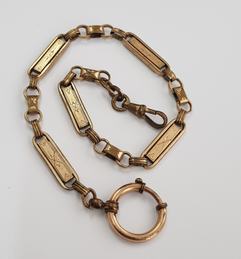 OSMANLI DÖNEMİ ALTIN KAPLAMA CEP SAATİ KÖSTEĞİ