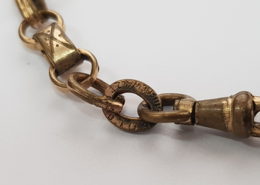 OSMANLI DÖNEMİ ALTIN KAPLAMA CEP SAATİ KÖSTEĞİ