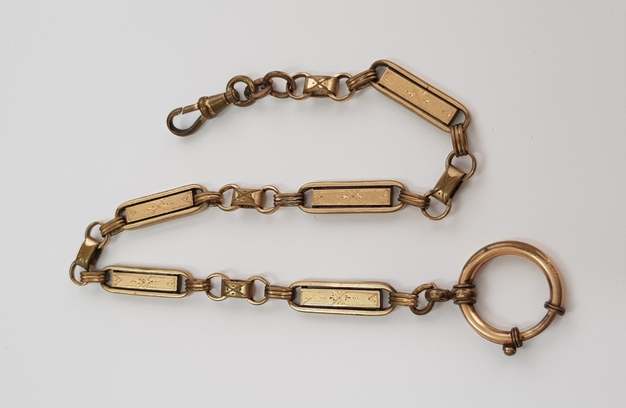 OSMANLI DÖNEMİ ALTIN KAPLAMA CEP SAATİ KÖSTEĞİ