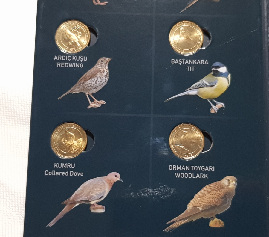 2021 ANADOLUYA ÖZGÜ KUŞLAR HATIRA PARA SETİ