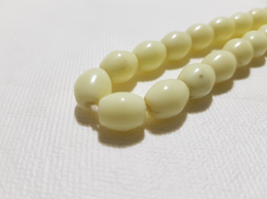 OSMANLI DÖNEMİ ÇOK NADİR BOHEM CAM TESPİH