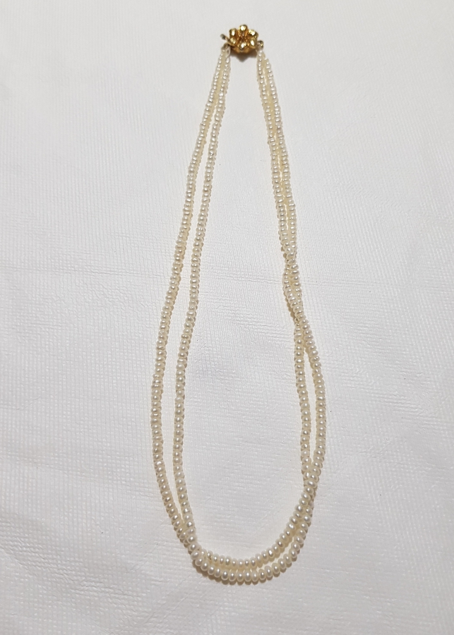 ANTİKA KUM İNCİ KOLYE