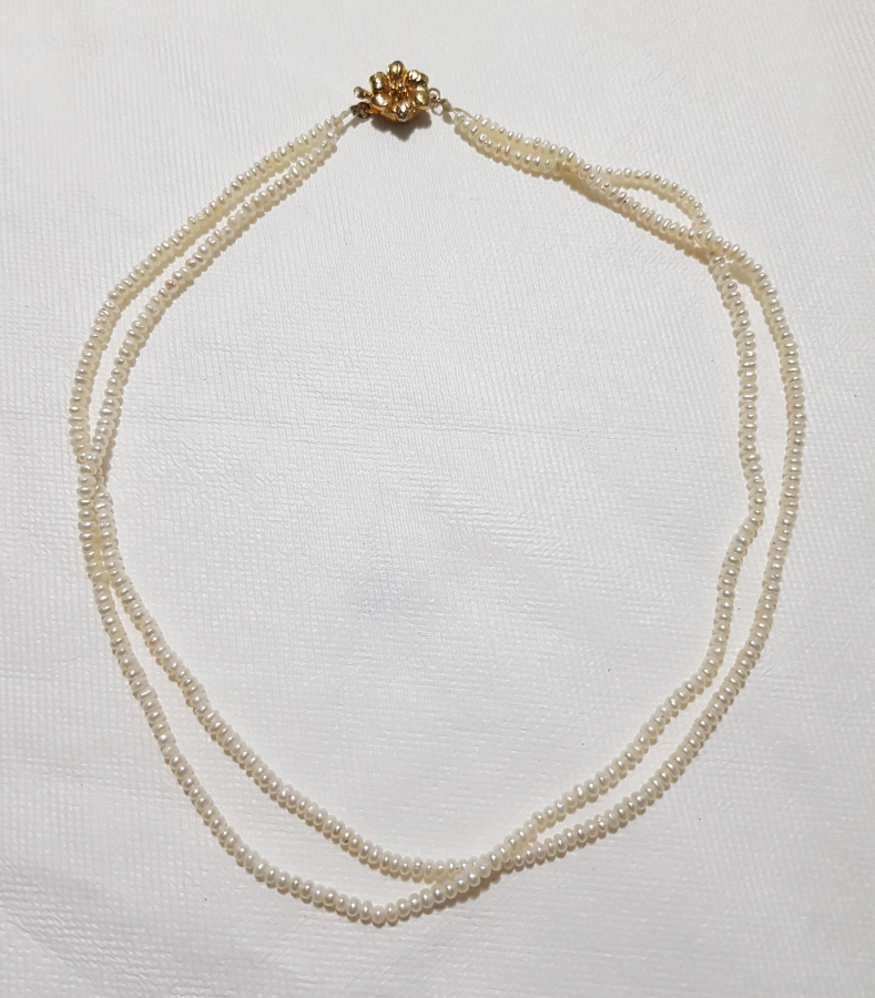 ANTİKA KUM İNCİ KOLYE