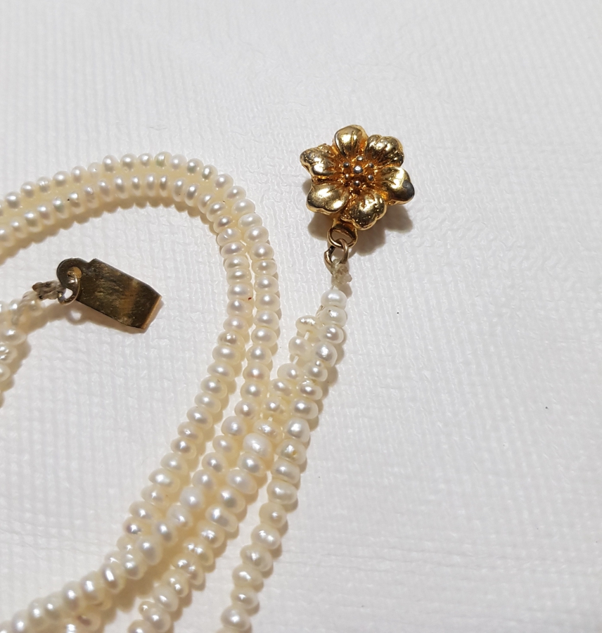 ANTİKA KUM İNCİ KOLYE