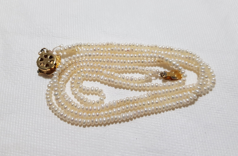 ANTİKA KUM İNCİ KOLYE