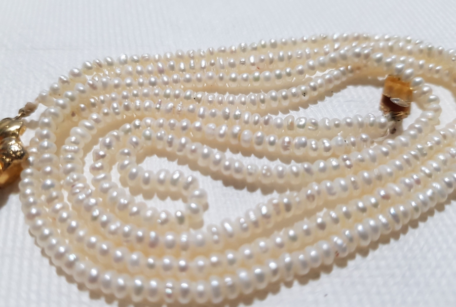 ANTİKA KUM İNCİ KOLYE