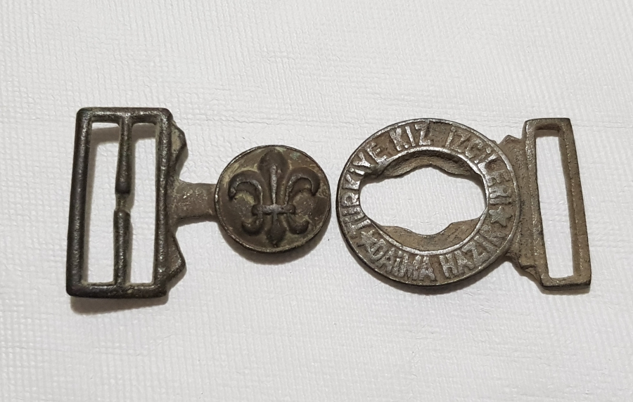 TÜRKİYE KIZ İZCİLERİ ÇOK NADİR KEMER TOKASI