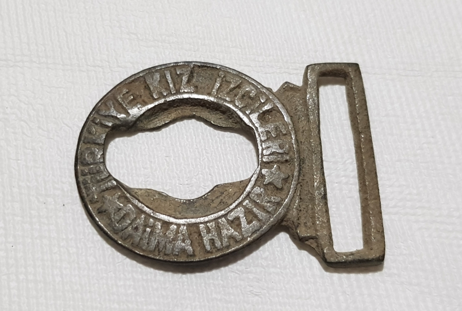 TÜRKİYE KIZ İZCİLERİ ÇOK NADİR KEMER TOKASI