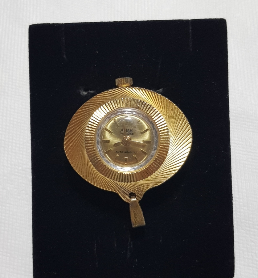 ANTİKA AMAH DE LUXE ALTIN KAPLAMA KOLYE SAAT