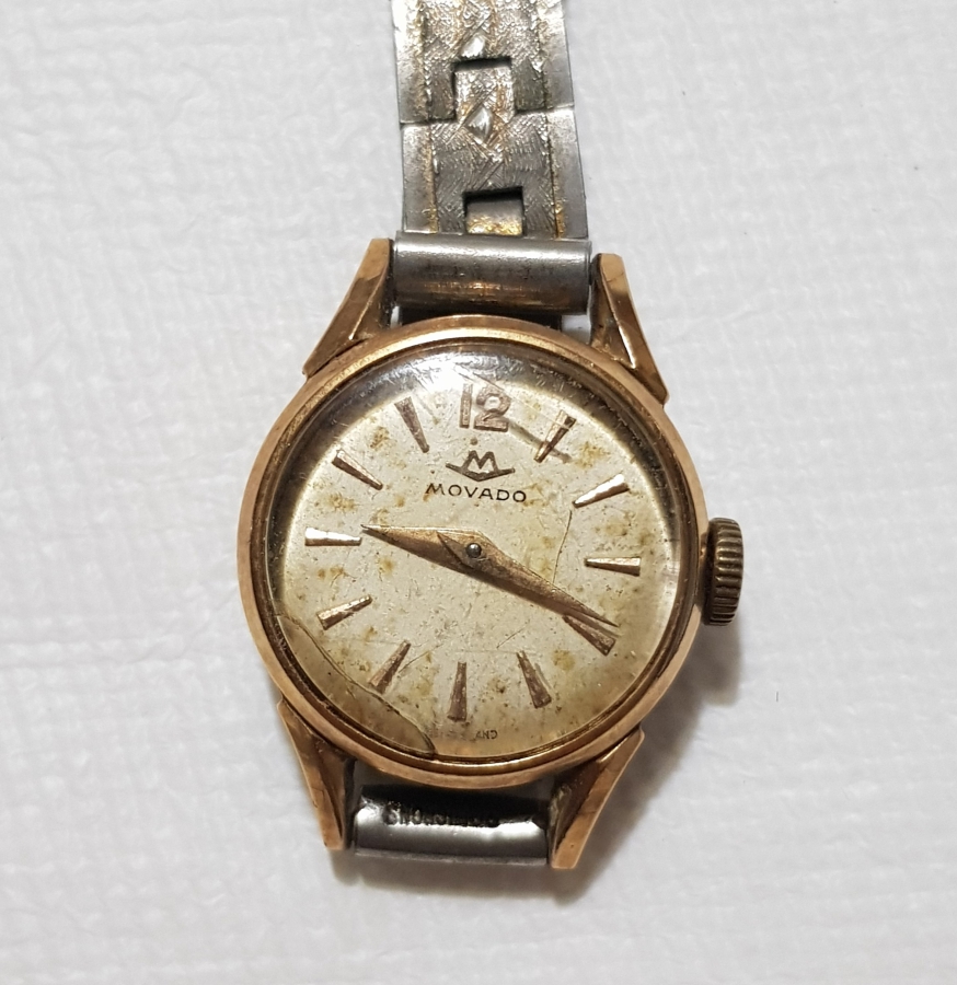 ALTIN KAPLAMA MOVADO KOL SAATİ