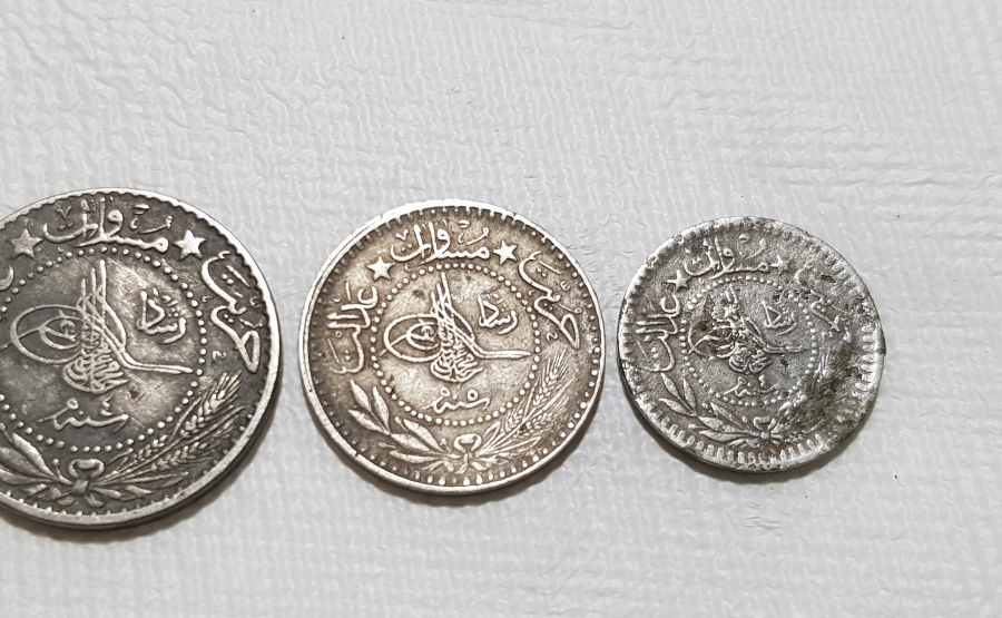 SULTAN MEHMET REŞAD DÖNEMİ TAM TAKIM NİKEL PARA LOTU