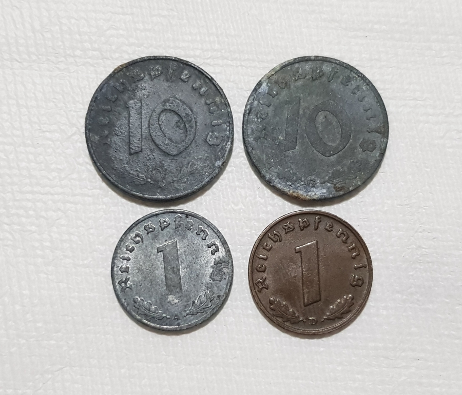 NAZİ ALMANYASI MADENİ PARA LOTU