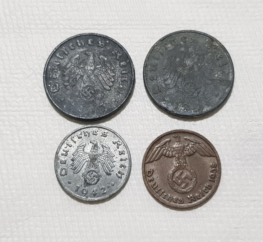 NAZİ ALMANYASI MADENİ PARA LOTU