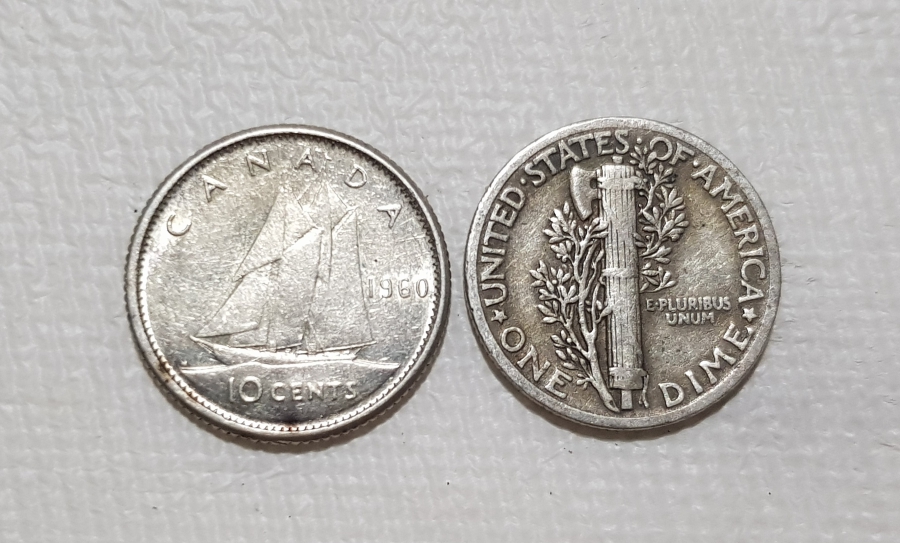 İKİ ADET GÜMÜŞ PARA