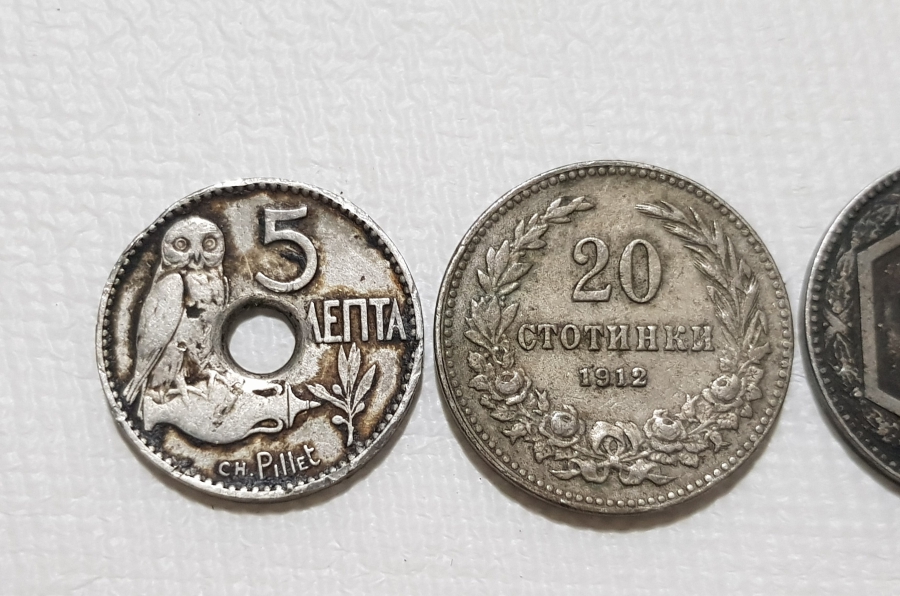 1912 VE 1919 TARİHLİ ÜÇ ADET YABANCI MADENİ PARA