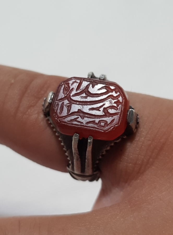 OSMANLI DÖNEMİ TEKKE İŞİ AKİK TAŞLI DERVİŞ MÜHÜRÜ