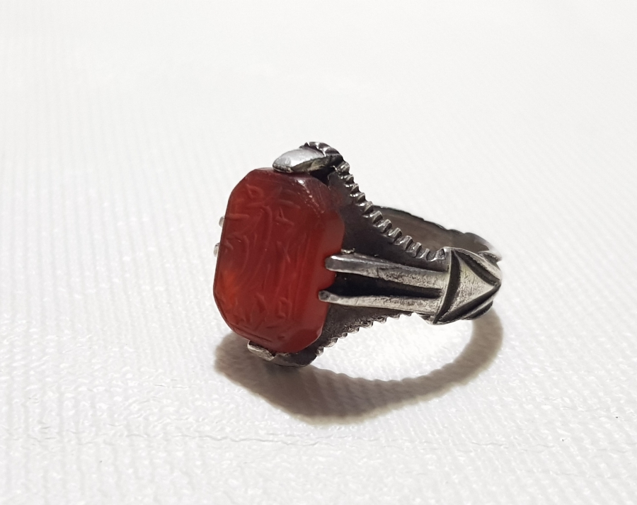 OSMANLI DÖNEMİ TEKKE İŞİ AKİK TAŞLI DERVİŞ MÜHÜRÜ