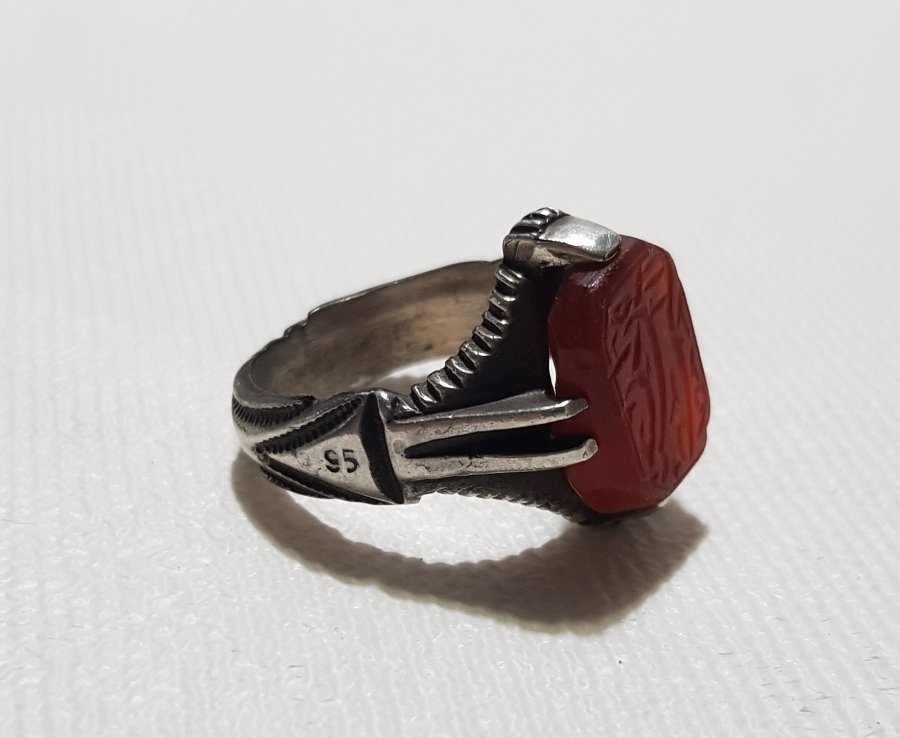 OSMANLI DÖNEMİ TEKKE İŞİ AKİK TAŞLI DERVİŞ MÜHÜRÜ