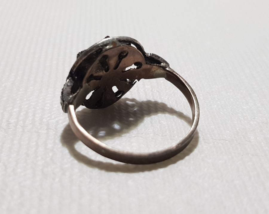 OSMANLI DÖNEMİ ZÜMRÜT TAŞLI ELMAS YÜZÜK