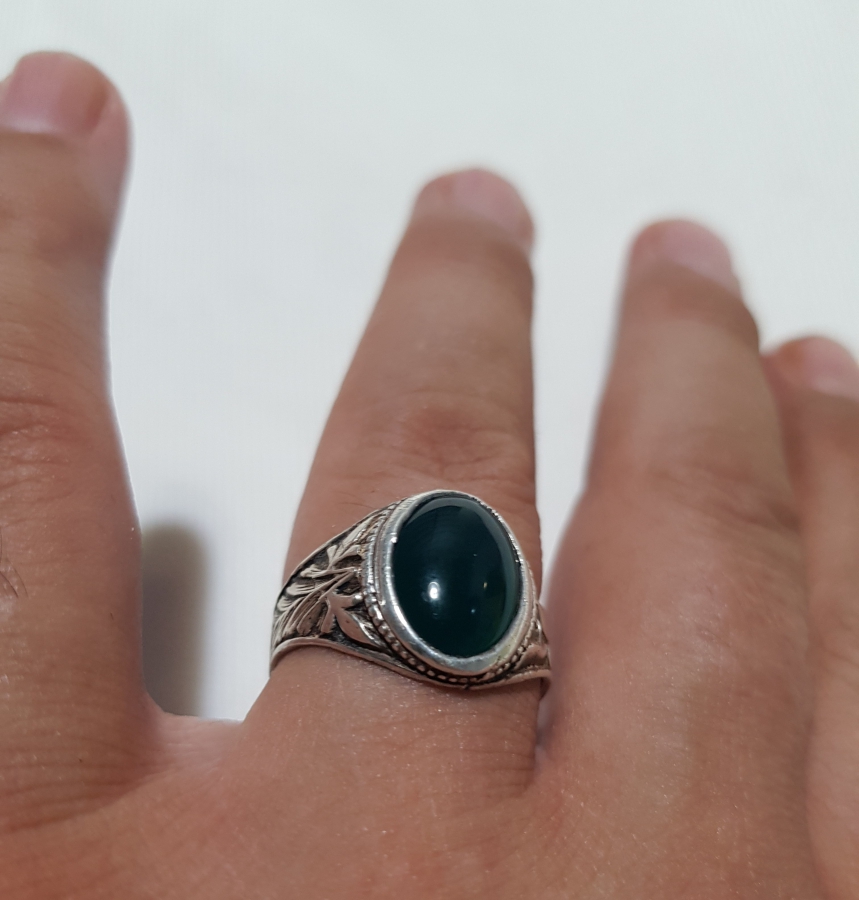 YEŞİM TAŞLI GÜMÜŞ YÜZÜK