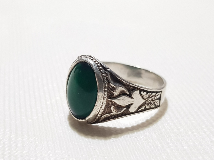 YEŞİM TAŞLI GÜMÜŞ YÜZÜK