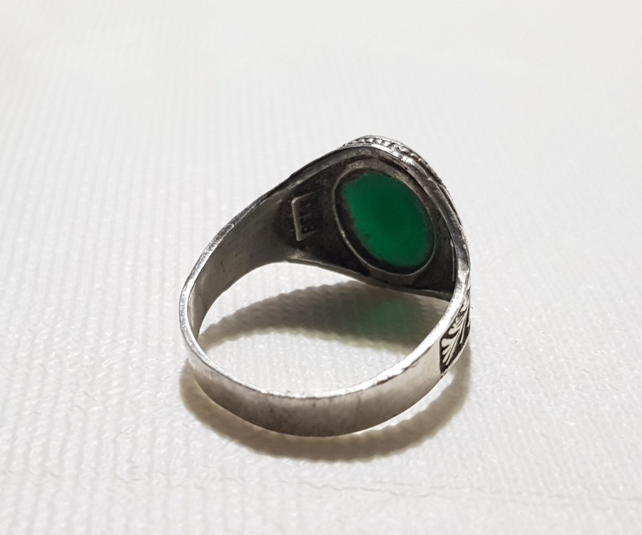 YEŞİM TAŞLI GÜMÜŞ YÜZÜK