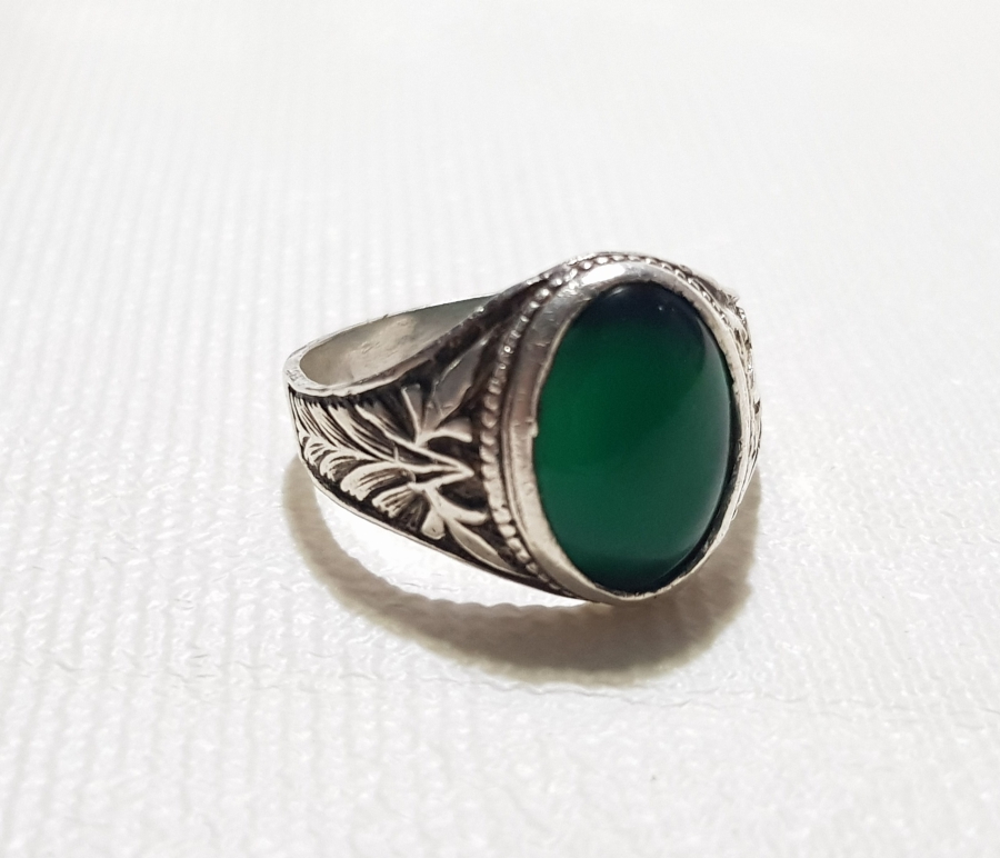 YEŞİM TAŞLI GÜMÜŞ YÜZÜK