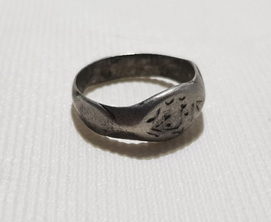 OSMANLICA YAZILI GÜMÜŞ YÜZÜK