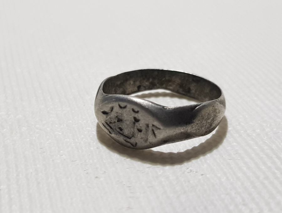 OSMANLICA YAZILI GÜMÜŞ YÜZÜK