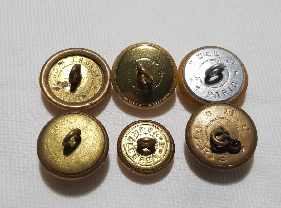 1. DÜNYA SAVAŞI DÖNEMİ NADİR SUBAY DÜĞMELERİ